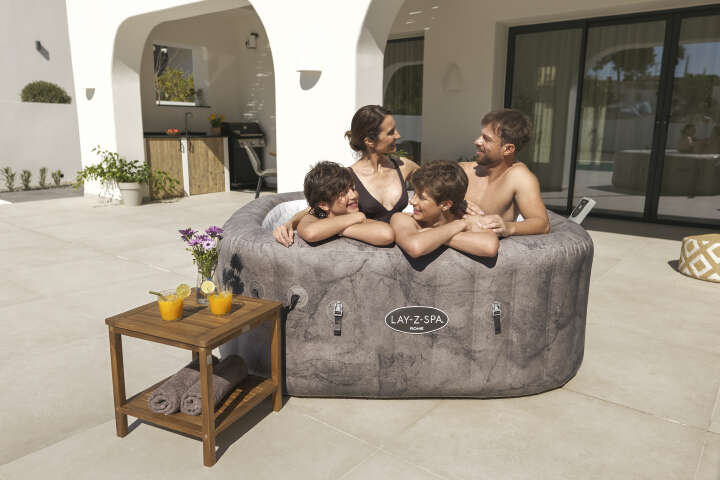 Bestway LAY-Z-SPA® Energiespar-Whirlpool Rome AirJet™ rechteckig 180 x 180 cm